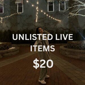 $20 - Unlisted Item Purchase